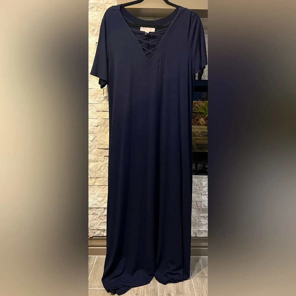 Philosophy Navy Maxi dress size XL